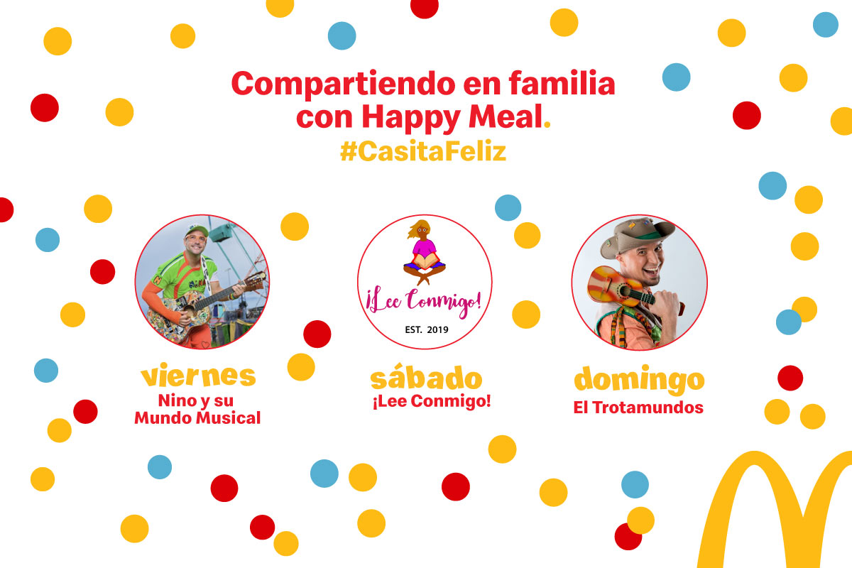 #CasitaFeliz: McDonald’s Puerto Rico comparte entretenimiento virtual para familias.