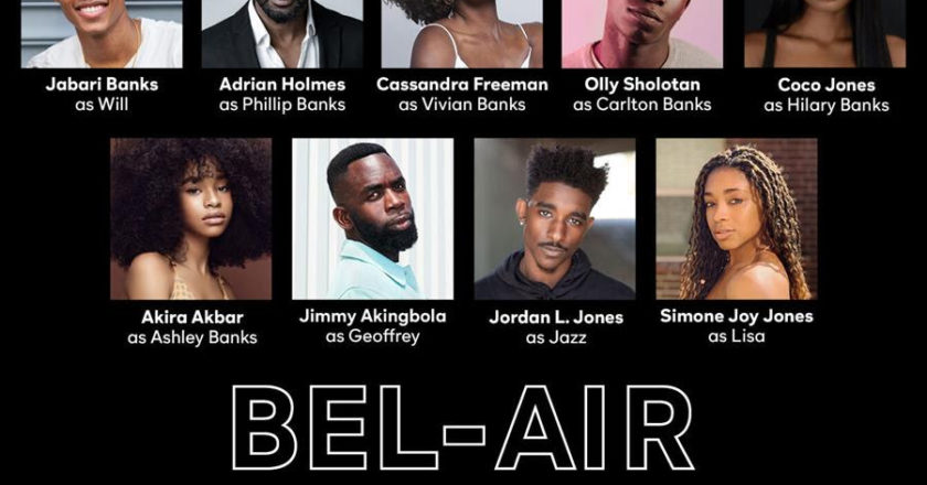 PEACOCK ANNOUNCES MAIN CAST AND START OF PRODUCTION FOR HIGHLY ANTICIPATED DRAMA SERIES BEL-AIR.