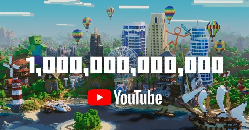 Un nuevo hito histórico de Minecraft: su comunidad rebasa el billón de reproducciones en YouTube.