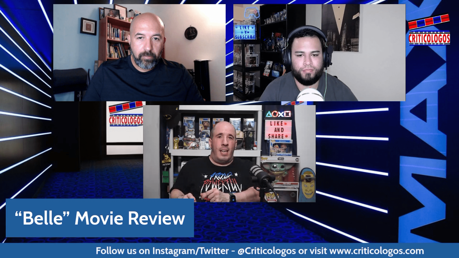 #Criticologos LIVE! Meets #IntoTheAniVerse LIVE! … #SuperCrooks (#Netflix) S1 Review, #Injustice Movie Review, & #Belle Movie Review.
