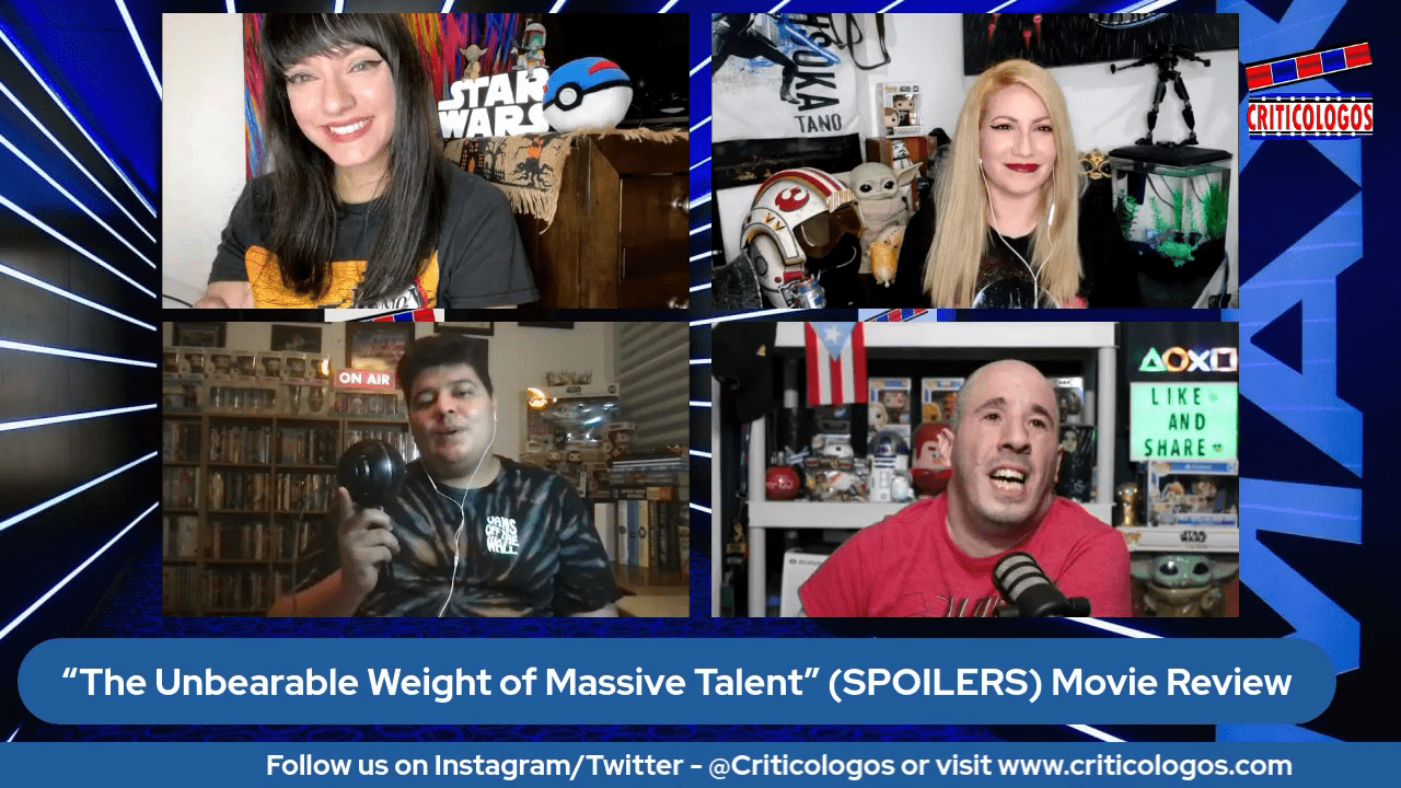 “The Unbearable Weight of Massive Talent” (SPOILERS) Movie Review & “Everything Everywhere All at Once” Movie Review – #Criticologos LIVE! #MassiveTalent #EverythingEverywhereAllAtOnce