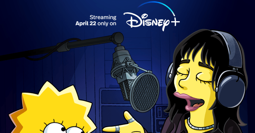 “The Simpsons” Fans Will Be Happier Than Ever When The New Short “When Billie Met Lisa” Starring Billie Eilish Premieres April 22, Exclusively On Disney+.