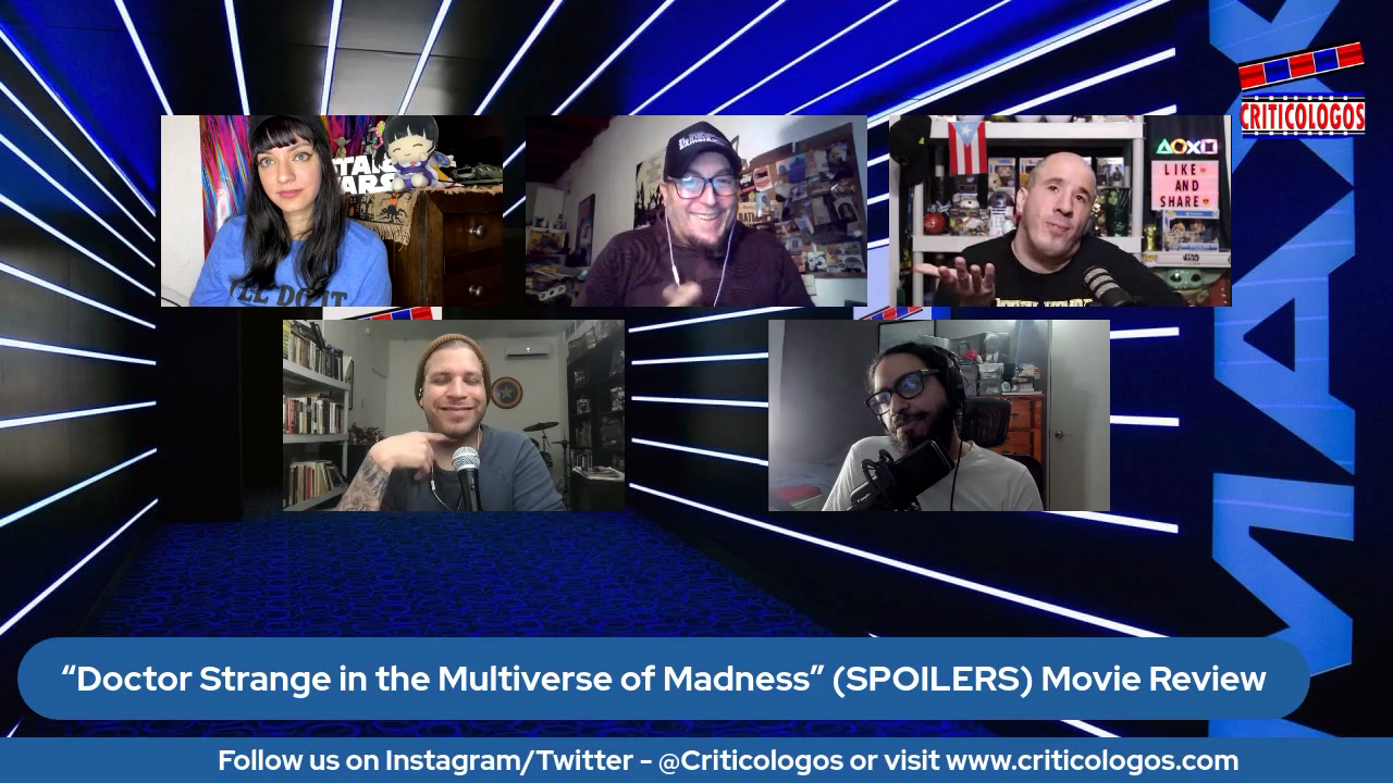 #DoctorStrange in the #MultiverseOfMadness (Spoilers Review), #MoonKnight S1 Review, & #ObiWanKenobi Trailer – #Criticologos LIVE!