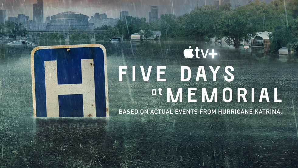 Apple TV+ releases powerful trailer for “Five Days at Memorial,” new limited series from Academy Award winner John Ridley and Emmy Award winner Carlton Cuse.