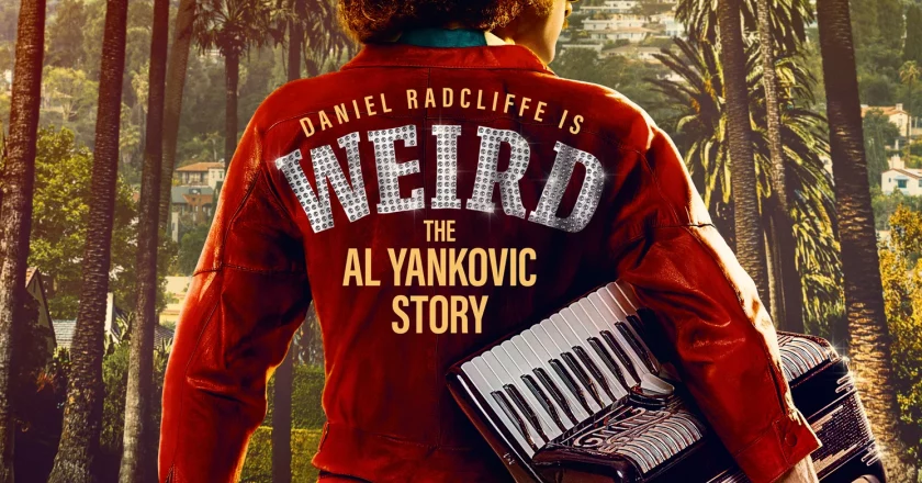 See The Official Poster For The Roku Channel, “Weird: The Al Yankovic Story”, Starting Daniel Radcliffe.