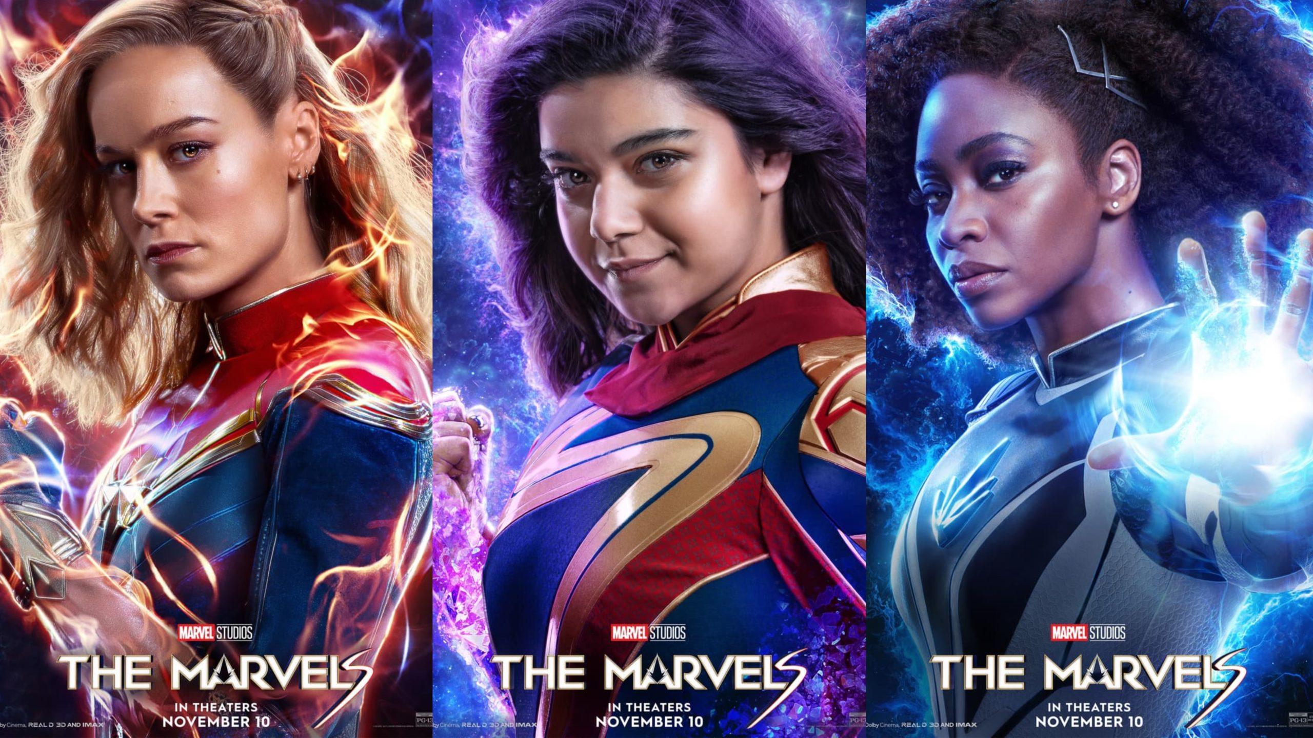 New Posters for 'The Marvels' Take Flight, the marvels 